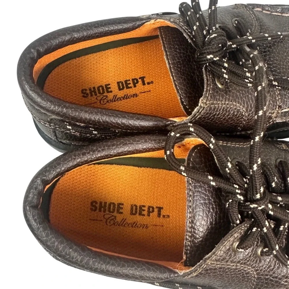 All Man Made Material Shoe‎ Dept Collection Boys Shoe Size 4 Brown Boat Shoes